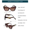 Velvet Arc Cat-Eye Sunglasses
