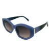 Luna Wing Oversized Cat-Eye Sunglasses