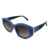 Luna Wing Oversized Cat-Eye Sunglasses
