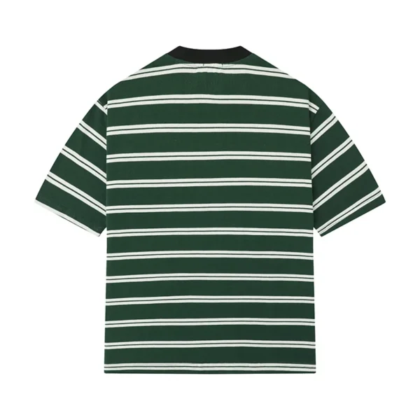 Unisex Retro Striped Cotton T-Shirt
