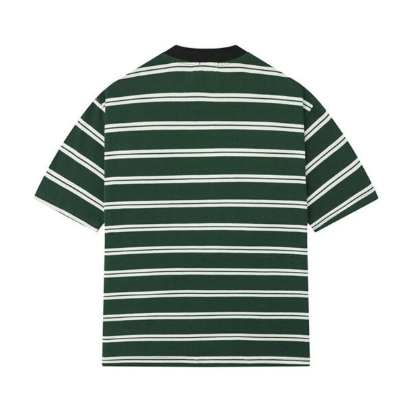 Unisex Retro Striped Cotton T-Shirt