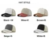 H286c8ad9559249c6877fbfa22fc53745E.webp Breathable 5-Panel Mesh Trucker Cap