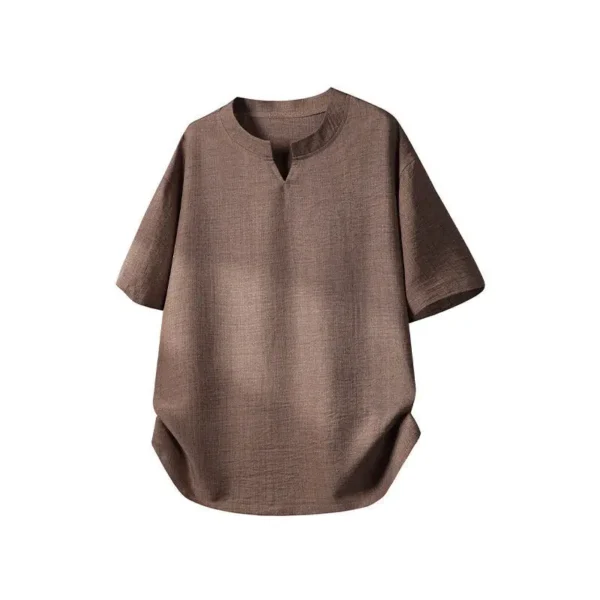 Men's Relaxed V-Neck Short Sleeve T-Shirt