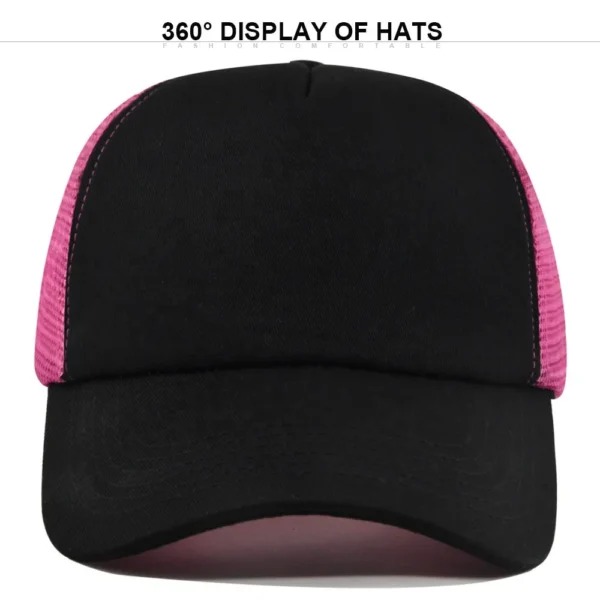H2f89c4915e5c42e1b90dbb19203593ca8.webp Soft-Crown 5-Panel Mesh Trucker Cap