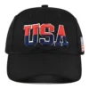 3D Embroidered USA Baseball Cap