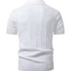 Men's Knit Polo-Collar Short Sleeve T-Shirt
