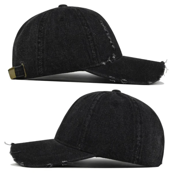 Vintage Ripped Denim Dad Cap