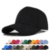 H3b808034787e41b68d5a560001336397L.webp Solid Cotton 6-Panel Baseball Cap