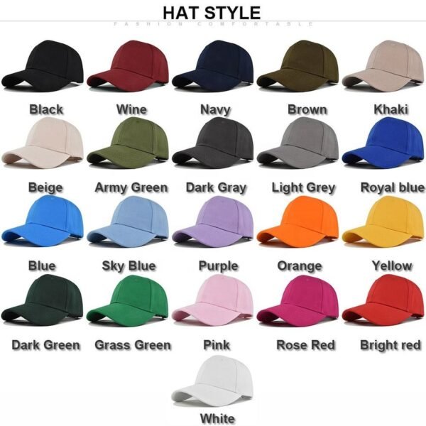 H438b67fd4606450aaf6a1796a31506b90.jpg_960x960q80.jpg Solid Cotton 6-Panel Baseball Cap