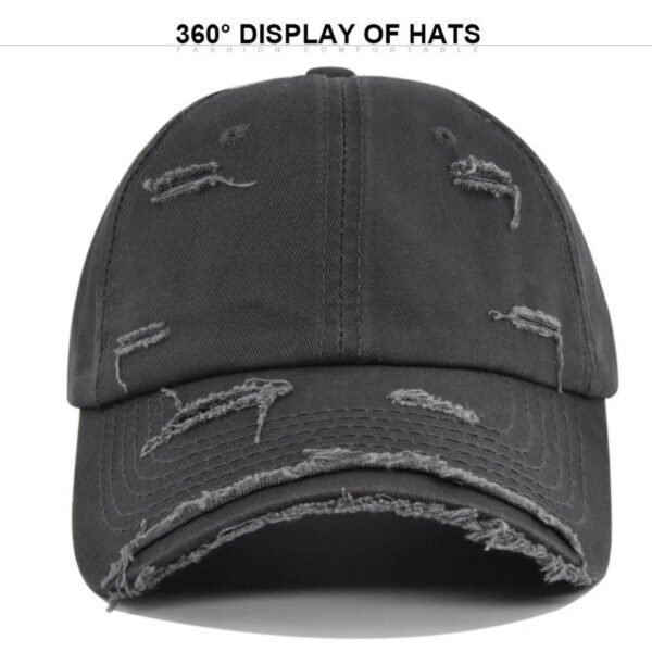 H4db2923cc46b4194975ee0de8277360dN.jpg_960x960q80.jpg Solid Distressed Washed Baseball Cap