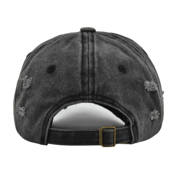 H55da8be8ffad45ac9262677ec18f6993a.webp Distressed Washed 6-Panel Dad Cap