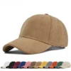 Faux Suede Baseball Cap