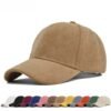 Faux Suede Baseball Cap