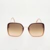 Harbor Line Oversized Square Sunglasses