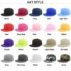H64a819d127334e3aa7fa89694dbe91291.jpg_960x960q80.jpg Solid Flat-Brim Snapback Cap