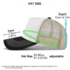 H701cf085dcd346c6a7849155af76d05by.webp Breathable 5-Panel Mesh Trucker Cap