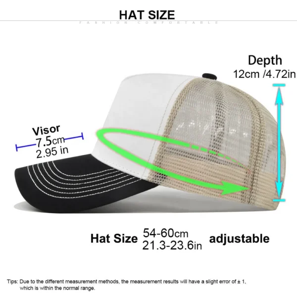 H701cf085dcd346c6a7849155af76d05by.webp Breathable 5-Panel Mesh Trucker Cap