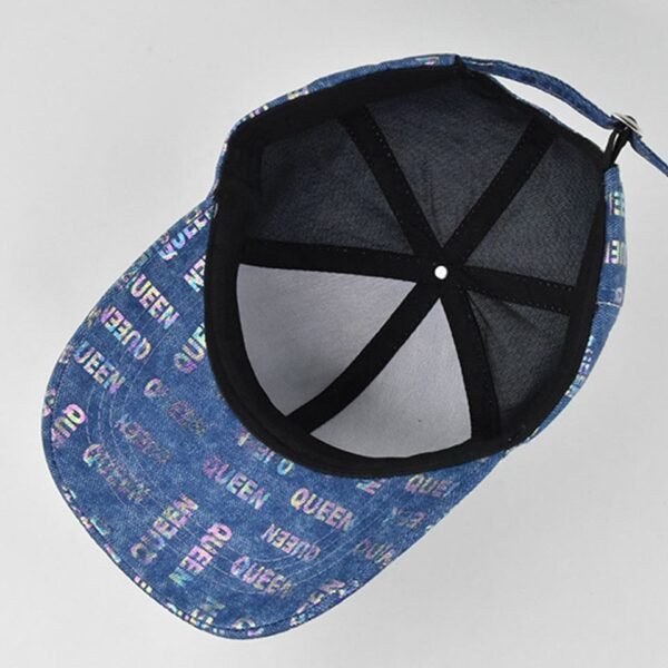 H7894e83391634dd984861f7c0fa10054p.jpg_960x960q80.jpg Queen Graphic Washed Denim Cap