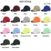 Classic Solid Cotton Dad Cap