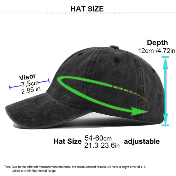 Washed Vintage 6-Panel Baseball Cap