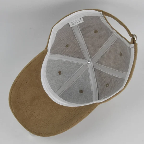 Faux Suede Baseball Cap