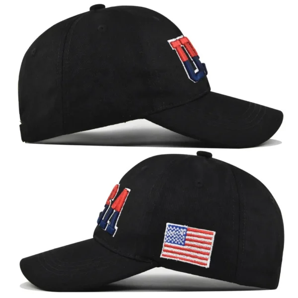 3D Embroidered USA Baseball Cap