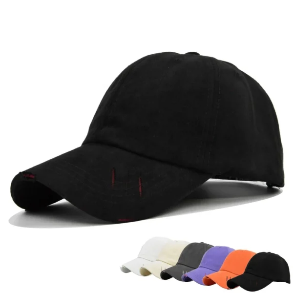 Distressed Canvas Dad Cap
