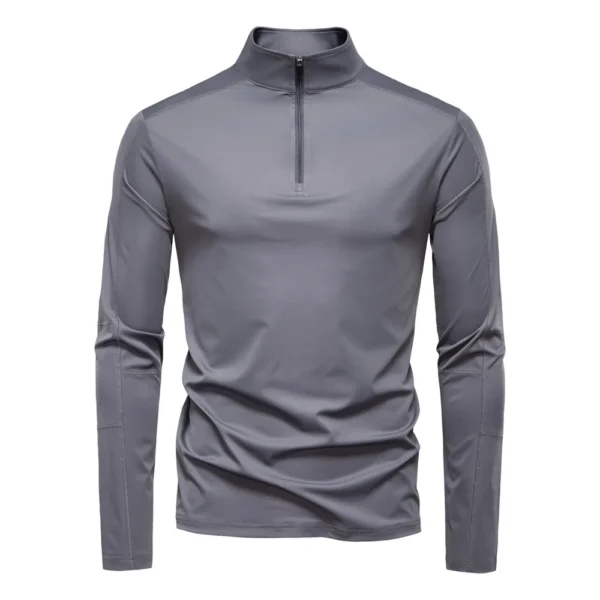 Men's Quick-Dry Half-Zip Long Sleeve Top
