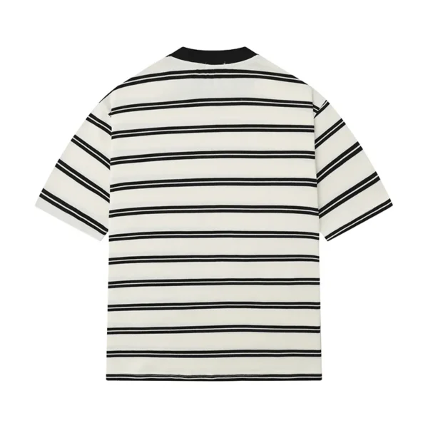 Unisex Retro Striped Cotton T-Shirt