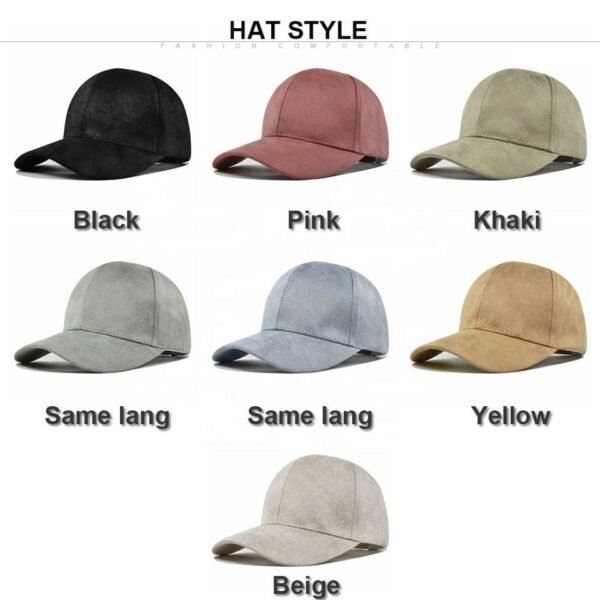 Hc4d91ed76ff046648ca6aa769515ba63l.jpg_960x960q80.jpg Faux Suede Duckbill Baseball Cap