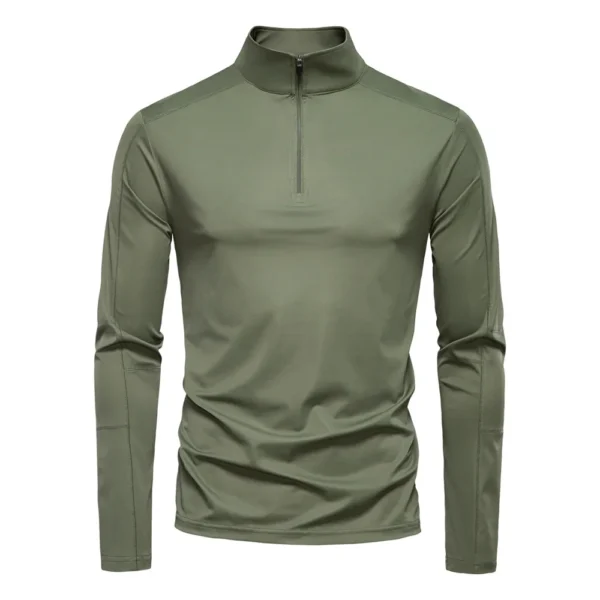 Men's Quick-Dry Half-Zip Long Sleeve Top