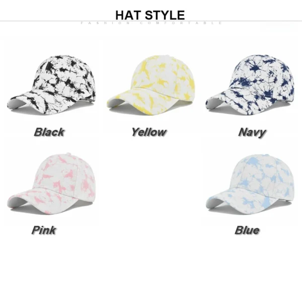 Vintage Tie-Dye Adjustable Cap