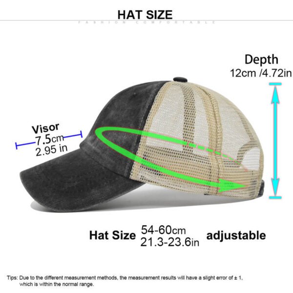 Washed Vintage Mesh Trucker Cap