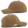 Faux Suede Baseball Cap