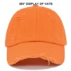 Hdd49fff90b4f4e6eaa43ff1f6c3eaef3M.webp Ripped Washed Denim Baseball Cap