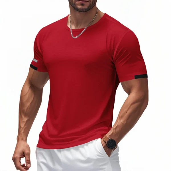 He5d96ccbcac243288d9ef9d0decaf202D.webp Men's Relaxed Crew Neck Casual T-Shirt
