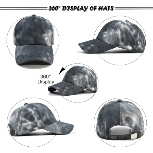 He8faf875bff4443aba46b9ea57cb174ba.webp Vintage Tie-Dye Baseball Cap