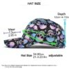 Hf101592fedf94826bc10bb8dd638a95d5.webp Halloween Skull & Pumpkin Print Cap