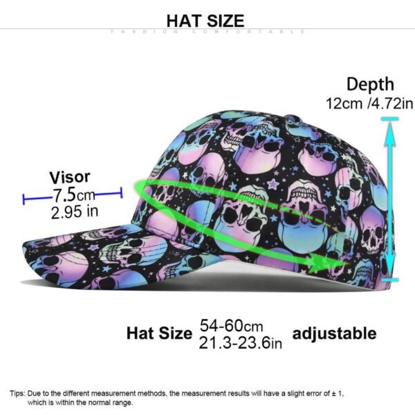 Hf101592fedf94826bc10bb8dd638a95d5.jpg_960x960q80.jpg Halloween Skull & Pumpkin Print Cap