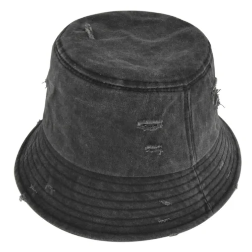 Distressed Canvas Bucket Hat
