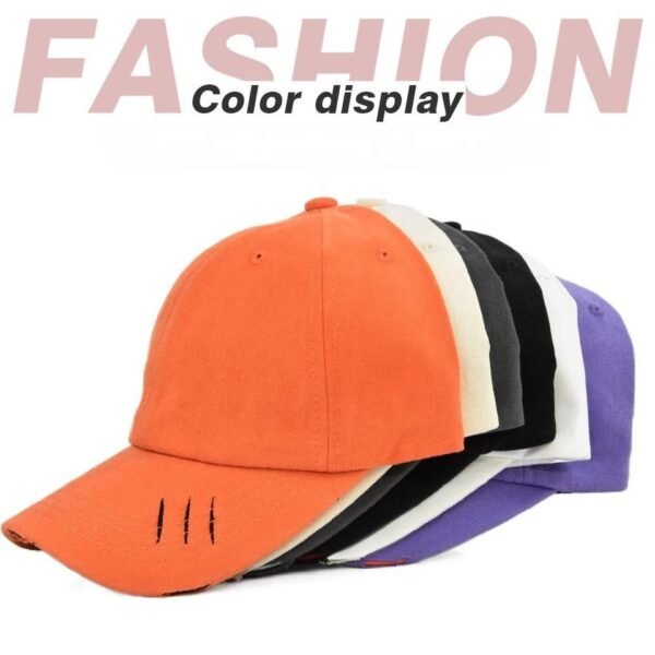 Distressed Canvas Dad Cap