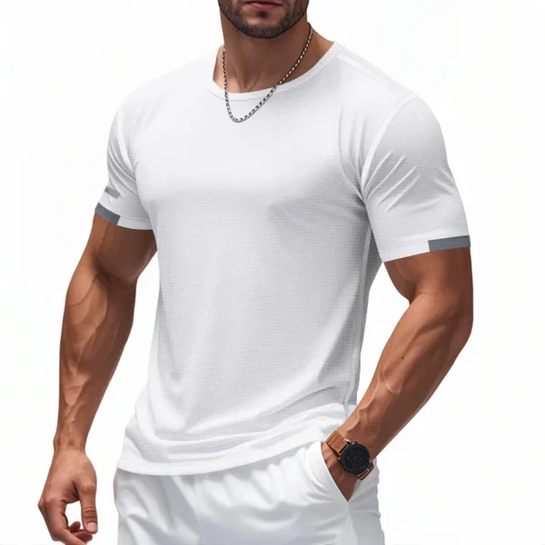 Hffb4888a996f48e6947b611f0858d11fi.webp Men's Relaxed Crew Neck Casual T-Shirt